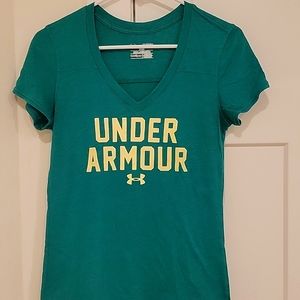 Under Armour fitted v neck tee